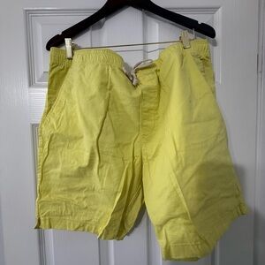 Goodfellow & Co Men's Yellow Athletic Shorts